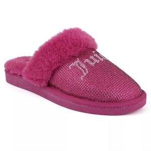 Juicy Couture Pink Slippers Size Small